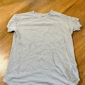 Madewell Soft Light Blue Short Sleeve Tee